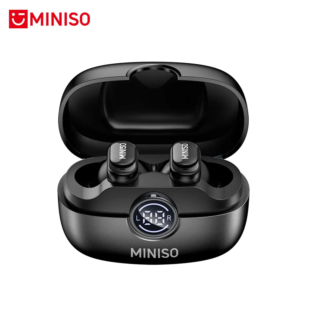 Experience Ultimate Freedom with MINISO MS105 Waterproof Bluetooth 6.0 Wireless Earbuds - Perfect for Office, Sports, and Gaming!