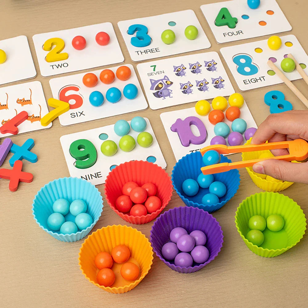 Familysplace™ Montessori Math Counting and Sorting Educational Toy