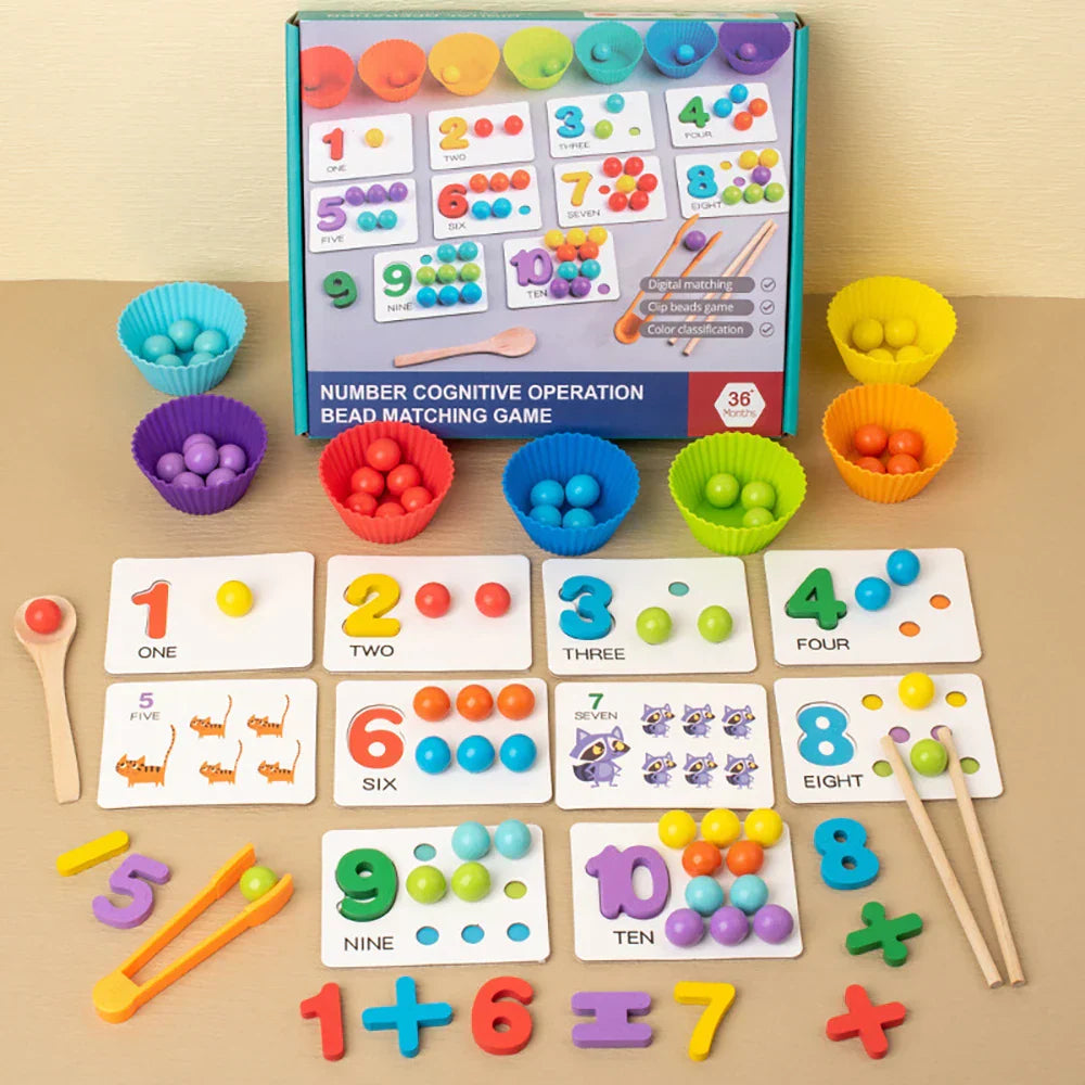 Familysplace™ Montessori Math Counting and Sorting Educational Toy