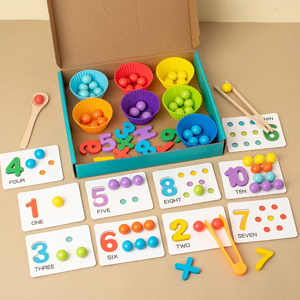 Familysplace™ Montessori Math Counting and Sorting Educational Toy